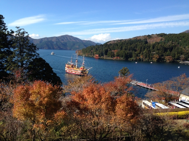 秋の箱根の紅葉