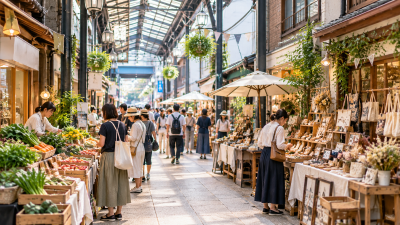 円頓寺商店街サタデーマーケットのイメージ