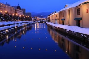 小樽雪あかりの路のキャンドル