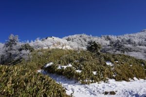剣山周辺の冬景色