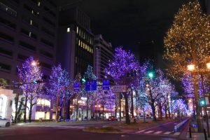 大阪・御堂筋の冬イルミネーション