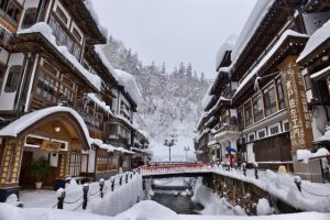乳頭温泉郷の雪見温泉
