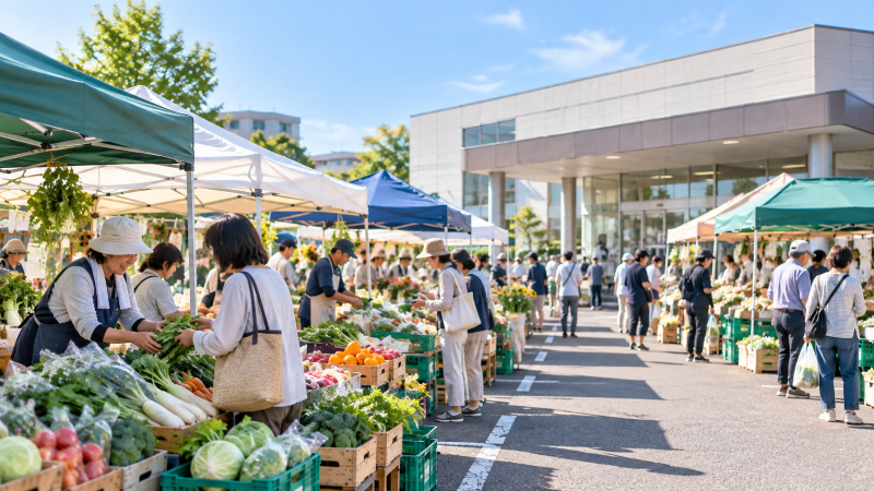 JAみどり徳重支店 土曜朝市のイメージ