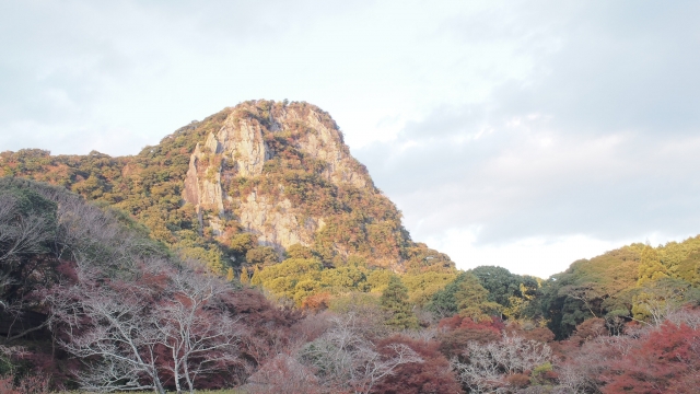 佐賀県御船山楽園の秋の紅葉