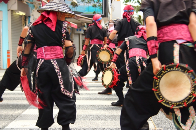 沖縄のてるまのエイサー夏祭り
