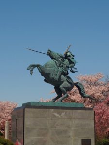 山形市の霞城公園に咲く桜